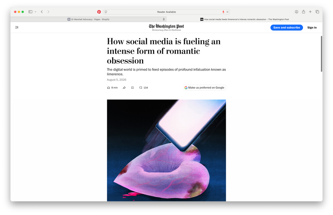 Interviewed for the Washington Post